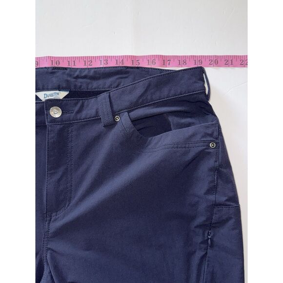 Duluth Trading Flexpedition Pant Slim Leg Hiking Blue Outdoor Plus 18 X 31 Nylon - Picture 9 of 16